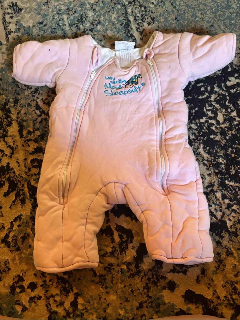 Magic Quilted One-Piece Bodysuit in Pink